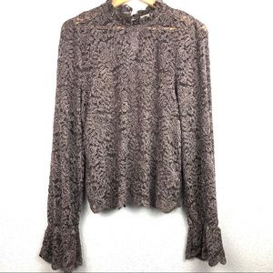 Anthropologie NWOT Eri + Ali Lace Blouse